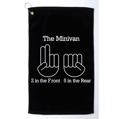 The Minivan 2 In The Front 5 In The Rear Golf Towel
