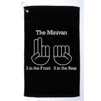 The Minivan 2 In The Front 5 In The Rear Golf Towel
