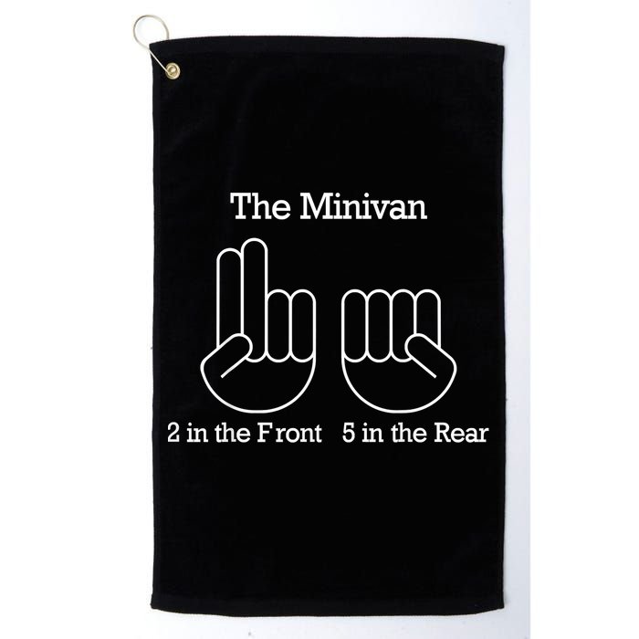 The Minivan 2 In The Front 5 In The Rear Golf Towel