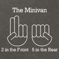 The Minivan 2 In The Front 5 In The Rear Cotton Canvas Backpack