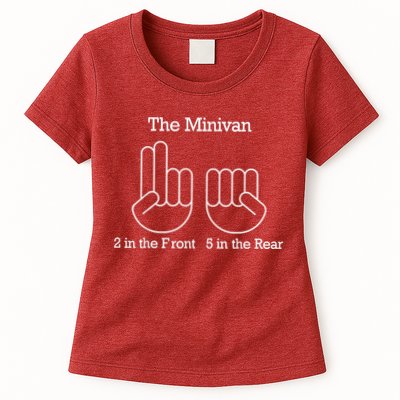 The Minivan 2 In The Front 5 In The Rear Womens T-Shirt