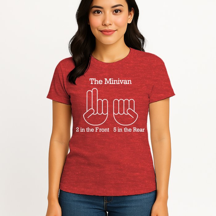 The Minivan 2 In The Front 5 In The Rear Womens T-Shirt