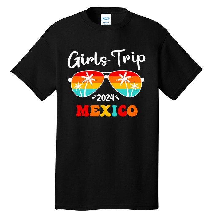 Trip Mexico 2024 Weekend Birthday Squad Groovy Tank Top Tall T-Shirt