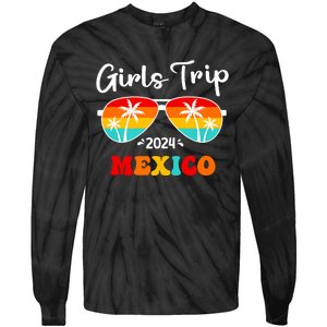 Trip Mexico 2024 Weekend Birthday Squad Groovy Tank Top Tie-Dye Long Sleeve Shirt