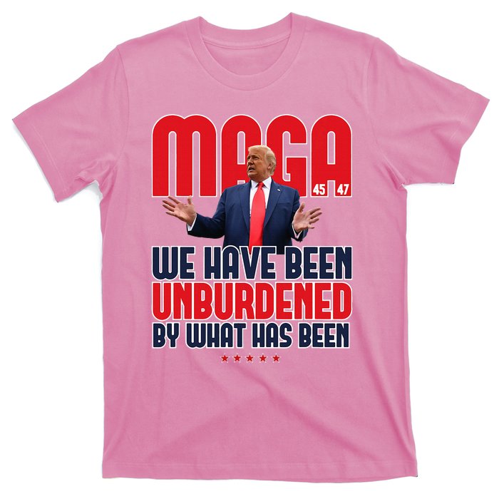 Trump Maga 2024 47th President Unburdened T-Shirt