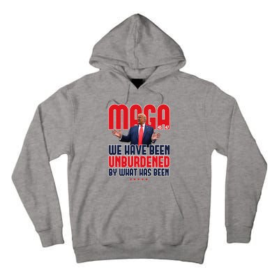 Trump Maga 2024 47th President Unburdened Tall Hoodie