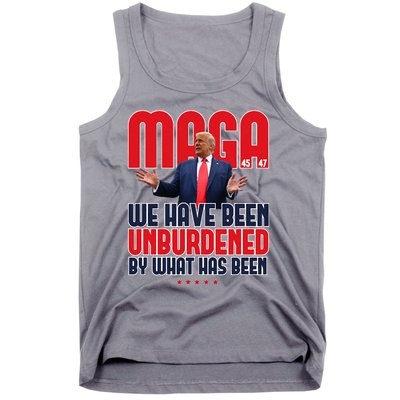 Trump Maga 2024 47th President Unburdened Tank Top