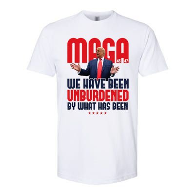 Trump Maga 2024 47th President Unburdened Softstyle CVC T-Shirt