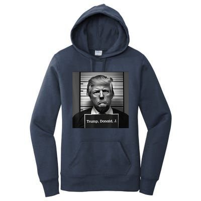 Trump Mugshot 2024 President Women's Pullover Hoodie