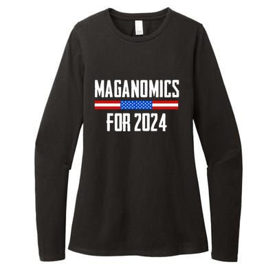 Trump Maganomics 2024 Womens CVC Long Sleeve Shirt