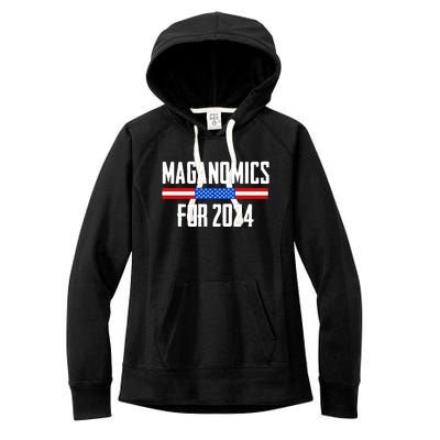 Trump Maganomics 2024 Women's Fleece Hoodie