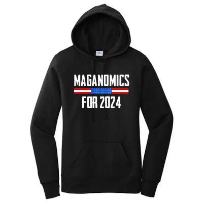 Trump Maganomics 2024 Women's Pullover Hoodie