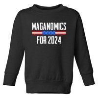 Trump Maganomics 2024 Toddler Sweatshirt