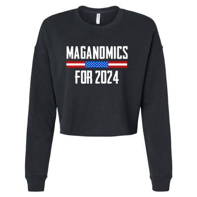 Trump Maganomics 2024 Cropped Pullover Crew