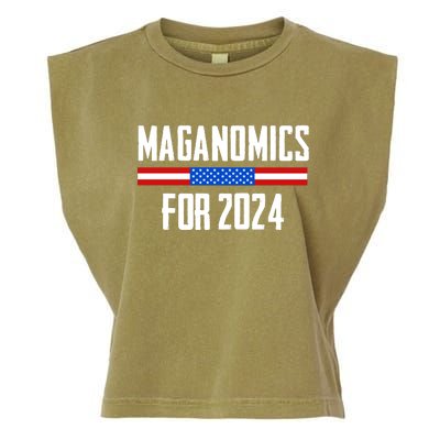 Trump Maganomics 2024 Garment-Dyed Women's Muscle Tee