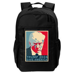 Trump Mugshot 2024 Save America Donald Trump 2024 Mugshot Daily Commute Backpack