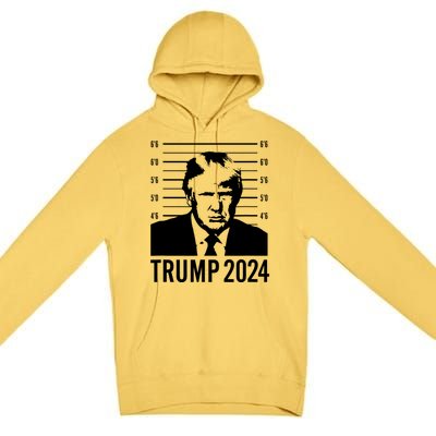 Trump Mugshot 2024 President Premium Pullover Hoodie