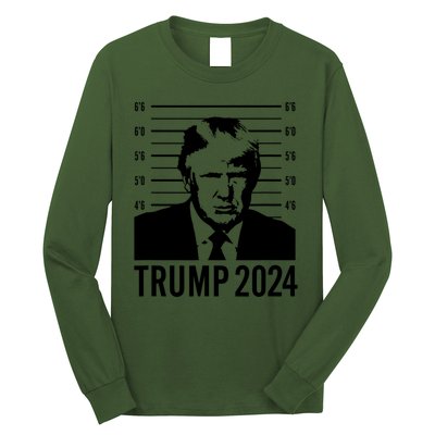 Trump Mugshot 2024 President Long Sleeve Shirt