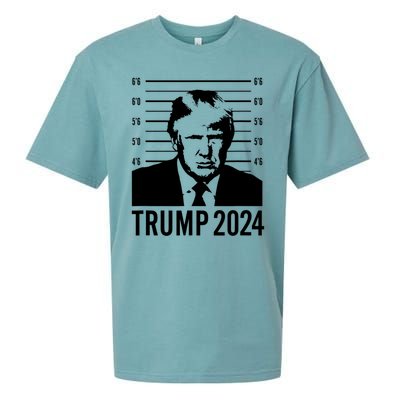 Trump Mugshot 2024 President Sueded Cloud Jersey T-Shirt