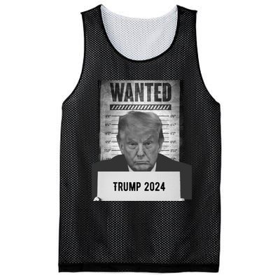 Trump Mugshot 2024 President Mesh Reversible Basketball Jersey Tank