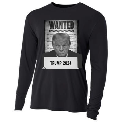 Trump Mugshot 2024 President Cooling Performance Long Sleeve Crew