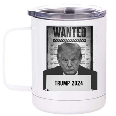 Trump Mugshot 2024 President 12 oz Stainless Steel Tumbler Cup