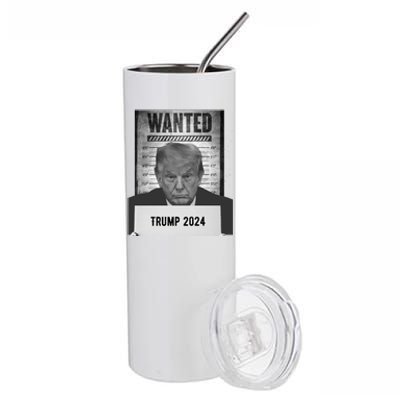 Trump Mugshot 2024 President Stainless Steel Tumbler