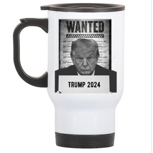 Trump Mugshot 2024 President Stainless Steel Travel Mug