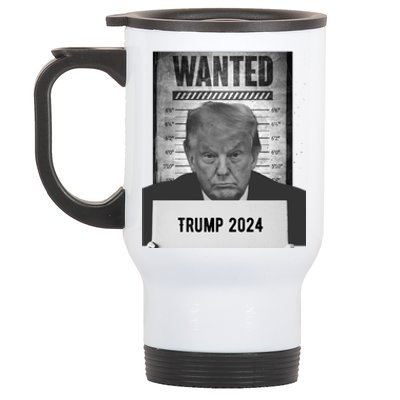 Trump Mugshot 2024 President Stainless Steel Travel Mug