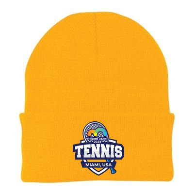 Tennis Miami 2024 Limited Edition: Serve Style On And Off The Court Knit Cap Winter Beanie