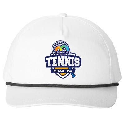 Tennis Miami 2024 Limited Edition: Serve Style On And Off The Court Snapback Five-Panel Rope Hat