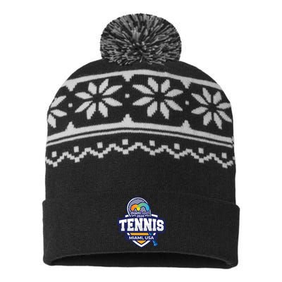 Tennis Miami 2024 Limited Edition: Serve Style On And Off The Court USA-Made Snowflake Beanie