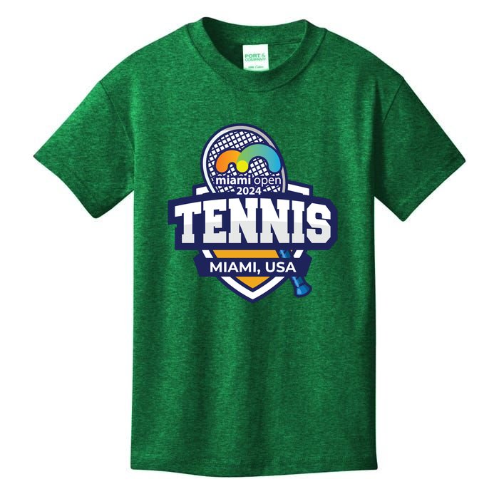 Tennis Miami 2024 Limited Edition: Serve Style On And Off The Court Kids T-Shirt