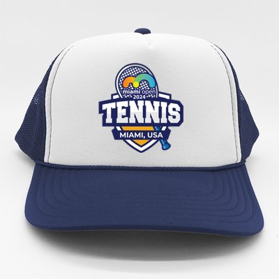 Tennis Miami 2024 Limited Edition: Serve Style On And Off The Court Trucker Hat