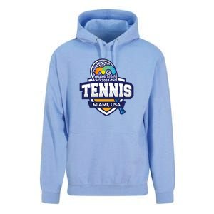 Tennis Miami 2024 Limited Edition: Serve Style On And Off The Court Unisex Surf Hoodie