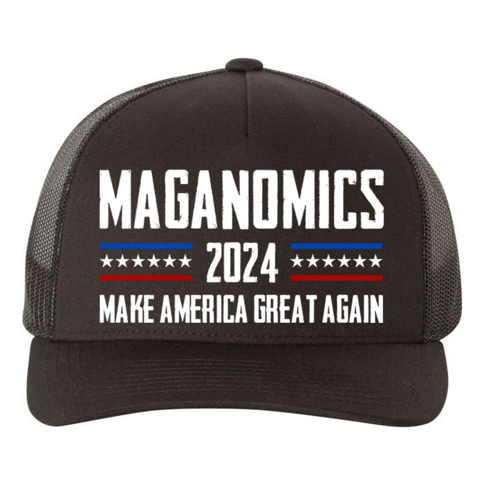 Trump Maganomics 2024 Yupoong Adult 5-Panel Trucker Hat