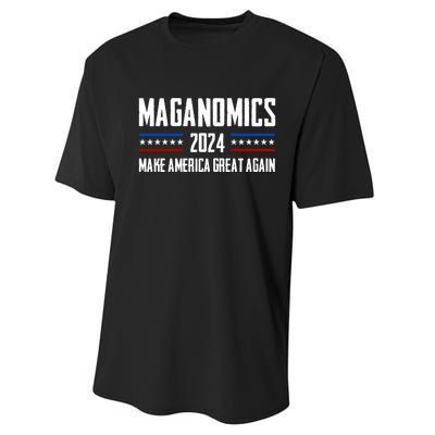 Trump Maganomics 2024 Performance Sprint T-Shirt