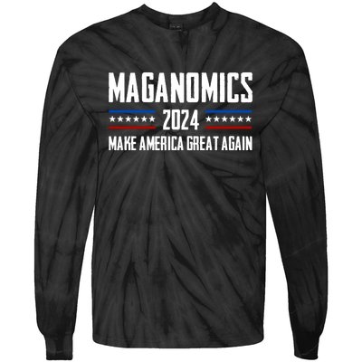 Trump Maganomics 2024 Tie-Dye Long Sleeve Shirt