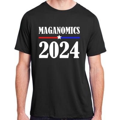 Trump Maganomics 2024 Funny Biden Trump Adult ChromaSoft Performance T-Shirt