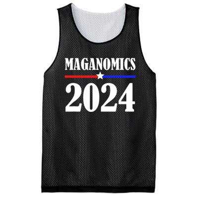 Trump Maganomics 2024 Funny Biden Trump Mesh Reversible Basketball Jersey Tank