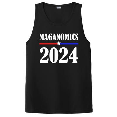 Trump Maganomics 2024 Funny Biden Trump PosiCharge Competitor Tank