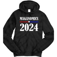 Trump Maganomics 2024 Funny Biden Trump Tie Dye Hoodie