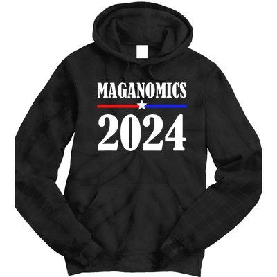 Trump Maganomics 2024 Funny Biden Trump Tie Dye Hoodie