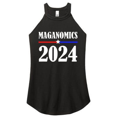 Trump Maganomics 2024 Funny Biden Trump Women’s Perfect Tri Rocker Tank