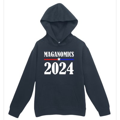 Trump Maganomics 2024 Funny Biden Trump Urban Pullover Hoodie