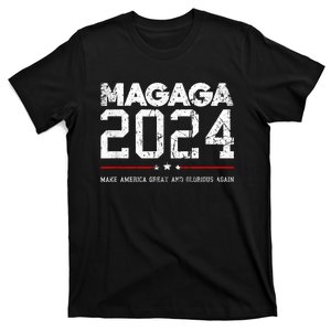 Trump Magaga 2024 Make America Great Glorious Again Design T-Shirt