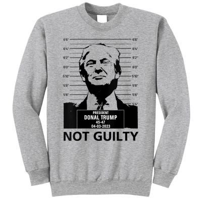 Trump Mugshot 2024 President Trump Not Guilty Sweatshirt