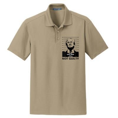 Trump Mugshot 2024 President Trump Not Guilty Dry Zone Grid Polo