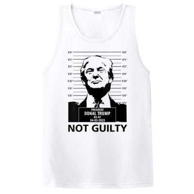 Trump Mugshot 2024 President Trump Not Guilty PosiCharge Competitor Tank