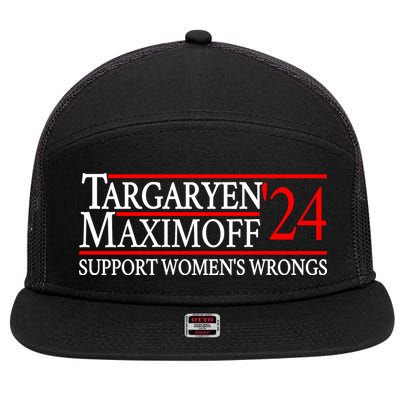 Targaryen Maximoff 24 Support Womens Wrongs 7 Panel Mesh Trucker Snapback Hat